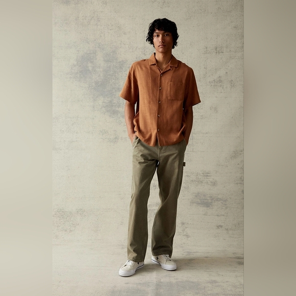 PacSun [34x32] Eco Baggy Olive Carpenter Jeans - Picture 5 of 6